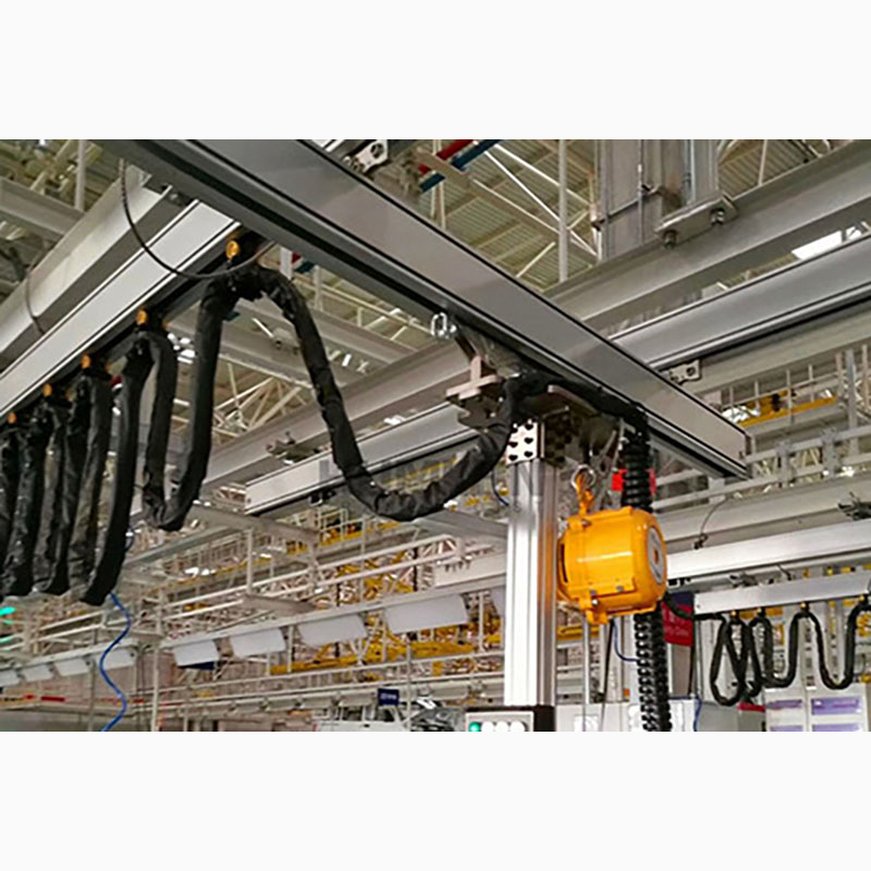 Deadweight Aluminum Rail Crane System