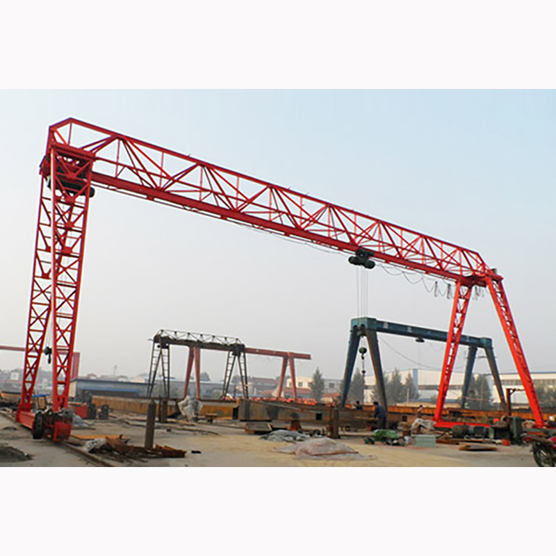 Truss type engineering gantry crane for lifting concrete beam